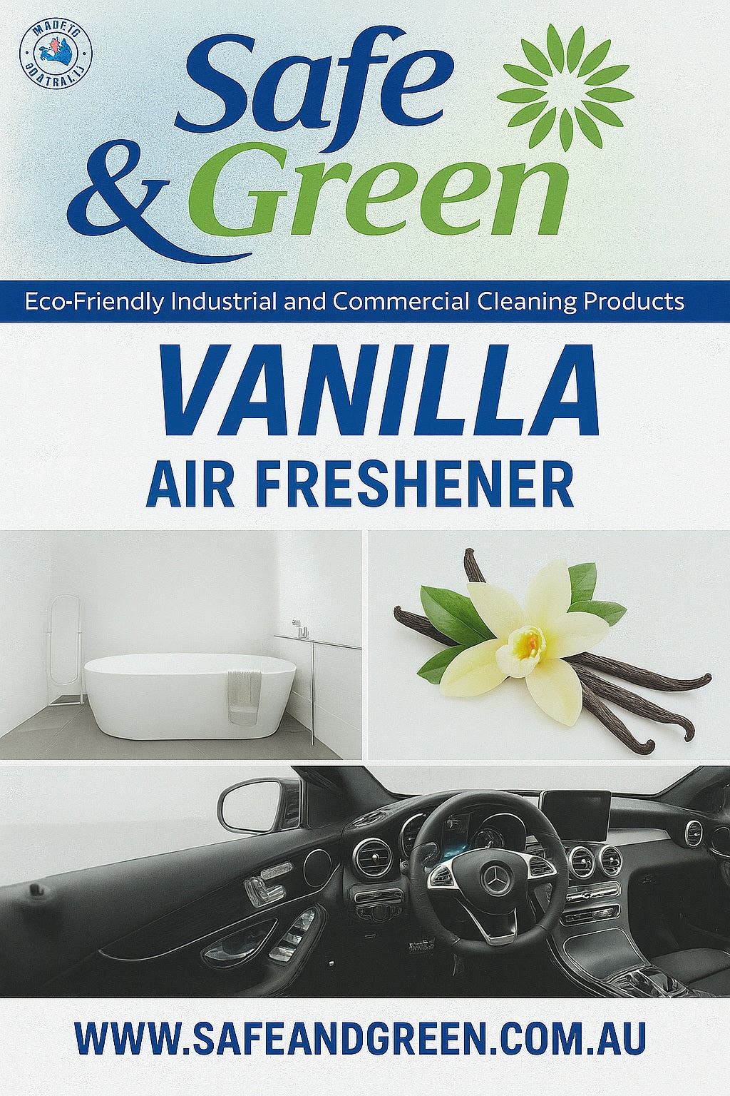 Vanilla Air Freshener | Long-Lasting Professional Deodoriser