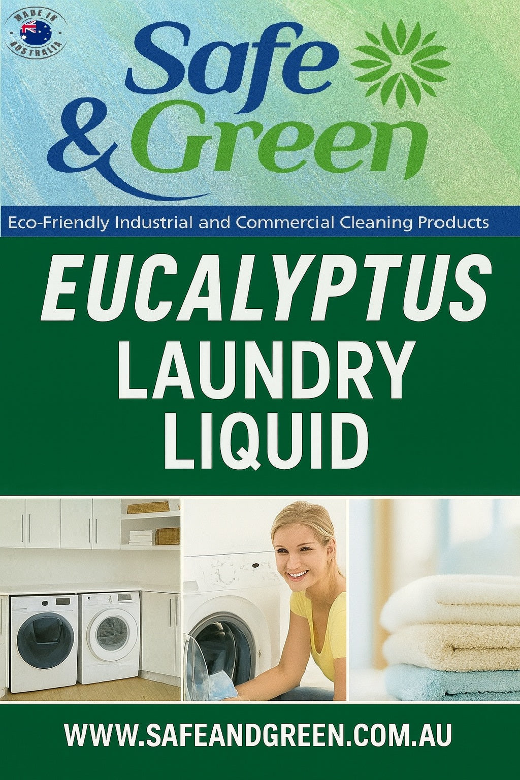 Eucalyptus Laundry Liquid | Premium Low-Foam Detergent