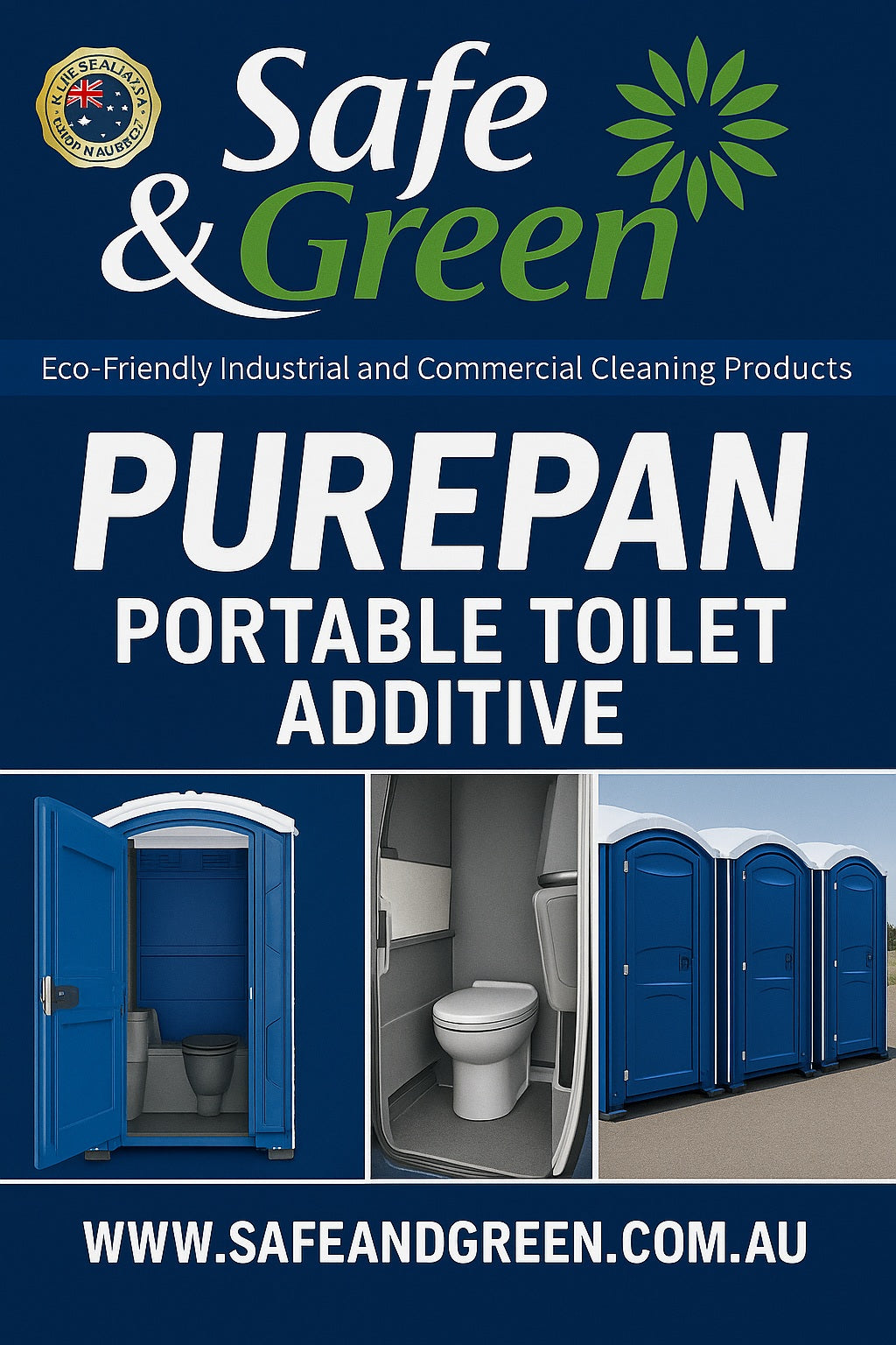Pure Pan Portable Toilet Sanitiser | Odour Control & Disinfectant